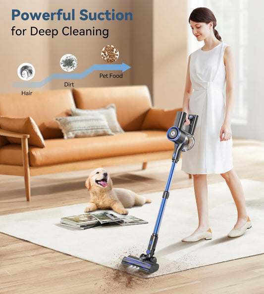 NADALY Cordless Anti-Tangle Vacuum Cleaner