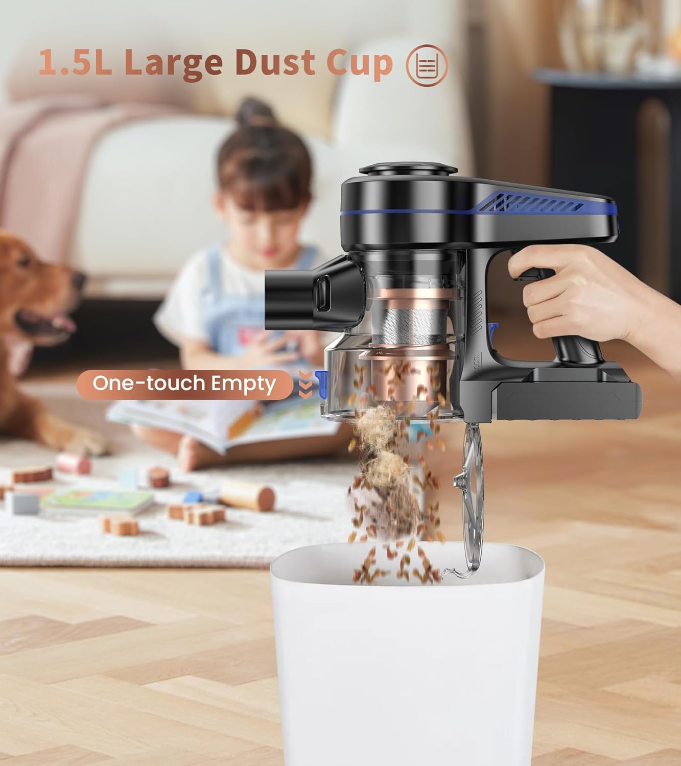 NADALY Rechargeable Wireless Vacuum