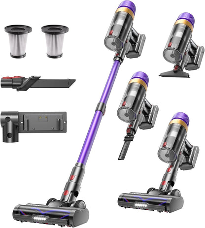 TVTAU Stick Vacuum Cordless Rechargeable with LED Display