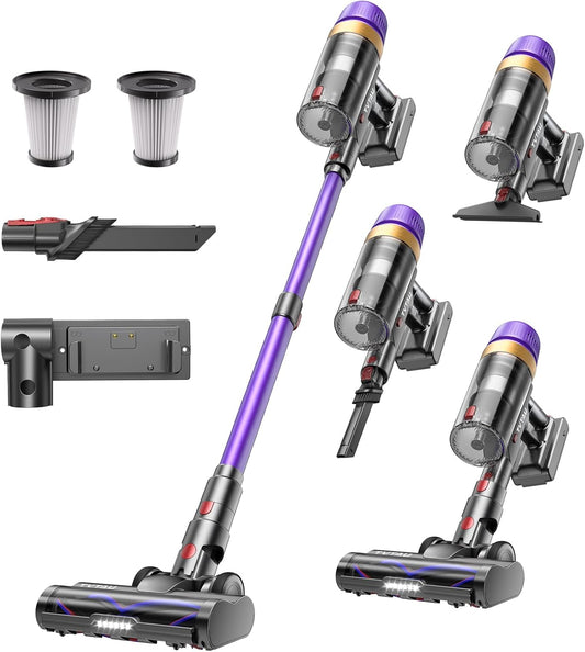 TVTAU Stick Vacuum Cordless Rechargeable with LED Display