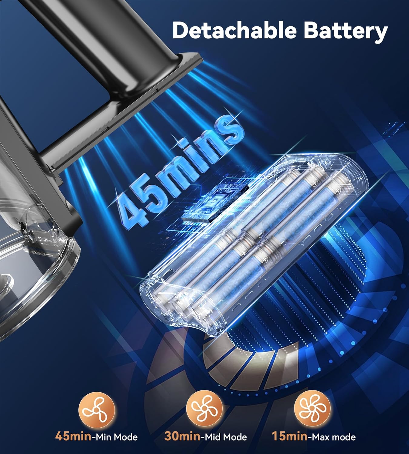 NADALY Cordless Anti-Tangle Vacuum Cleaner