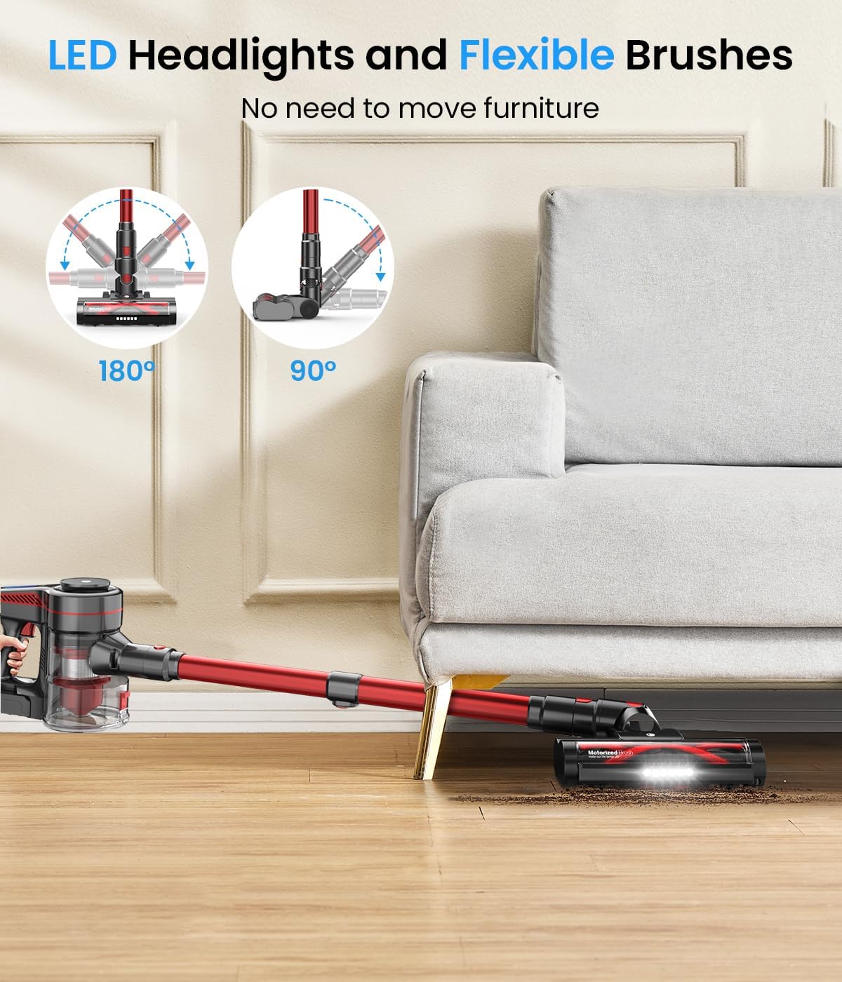 CHEBIO Cordless Vacuum Cleaner