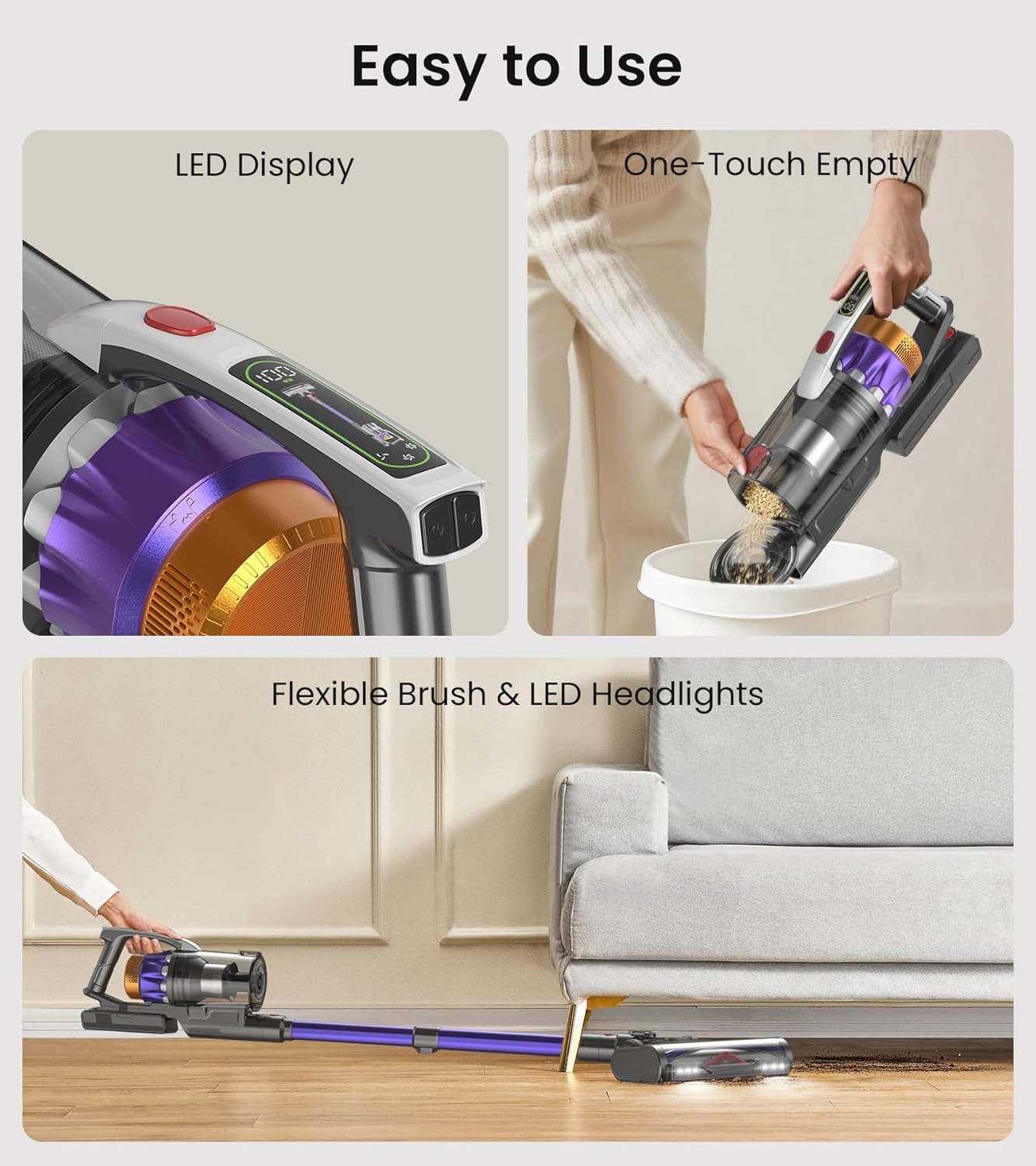 NADALY 2025 New Cordless Vacuum Cleaner